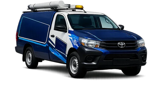 Licensed plumber van servicing Campbelltown