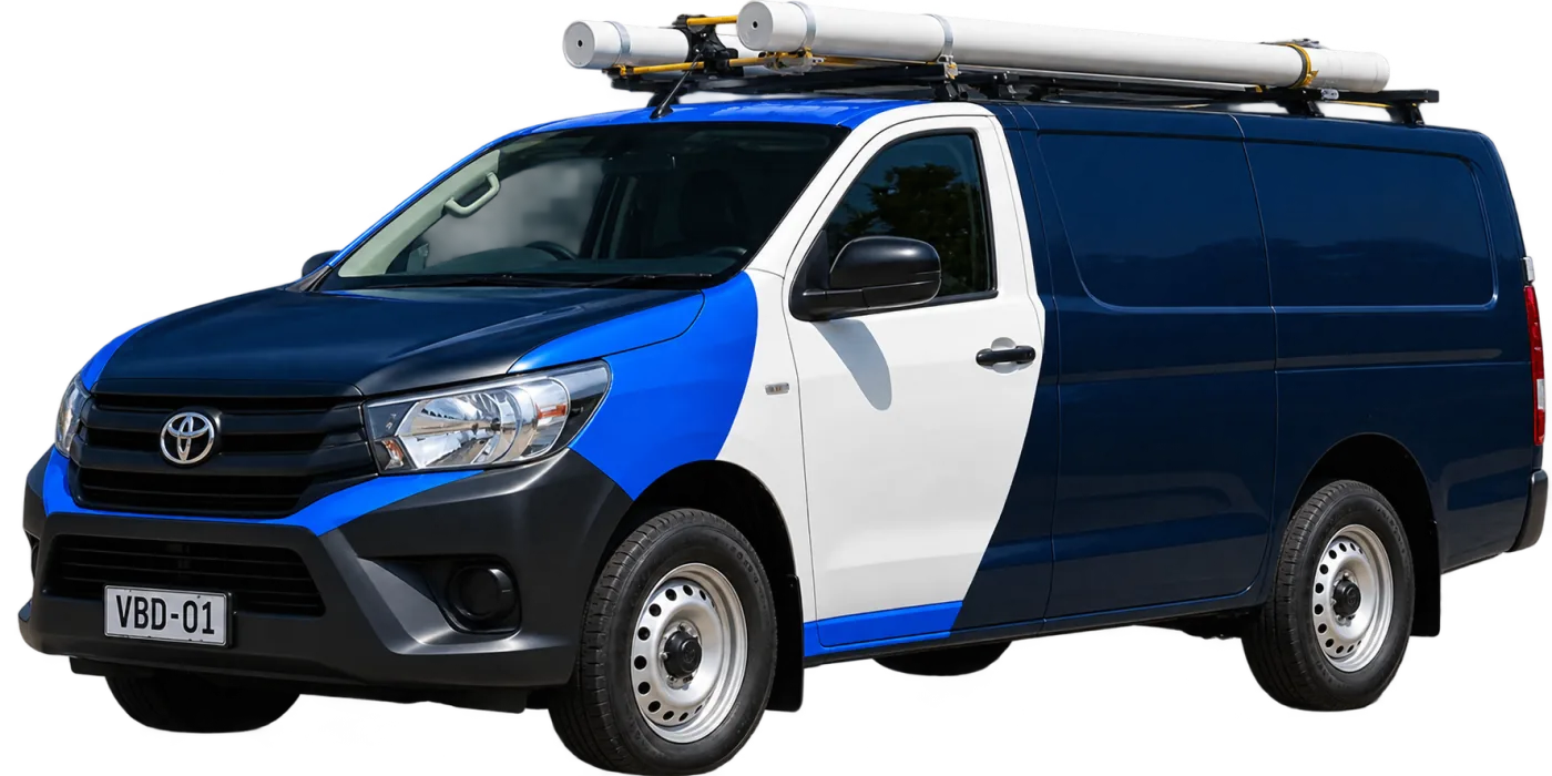 Our van, covering Campbelltown and the surrounding suburbs